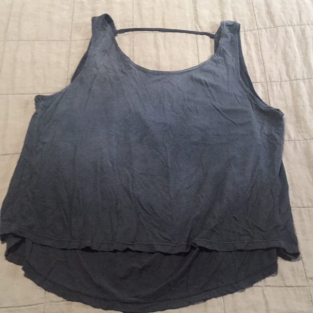 NWT Dakota collective Navy bar strap tank